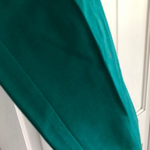Stretch // Extensible Emerald Green Ankle Pants - Picture 4 of 4